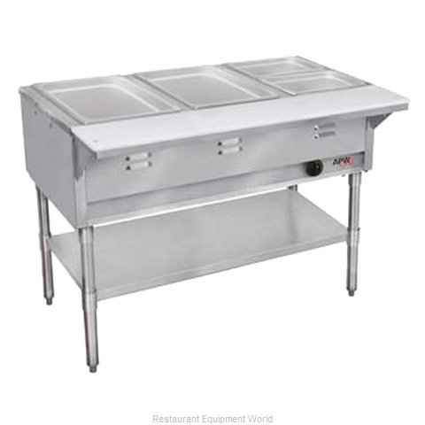 APW Wyott WGST-2-NG Serving Counter Hot Food Steam Table Gas