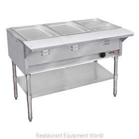 APW Wyott WGST-4S-NG Serving Counter Hot Food Steam Table Gas