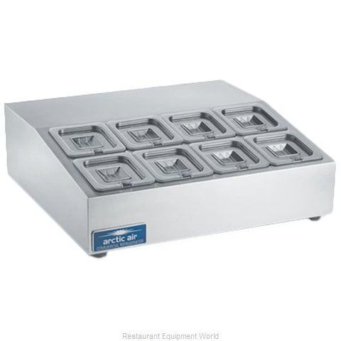 Arctic Air ACP8SQ Refrigerated Countertop Pan Rail