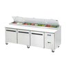 Mesa Refrigerada de Preparación de Pizzas
 <br><span class=fgrey12>(Arctic Air APP94R Refrigerated Counter, Pizza Prep Table)</span>