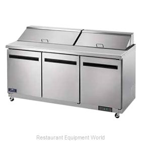 Arctic Air AST72R Refrigerated Counter, Sandwich / Salad Top