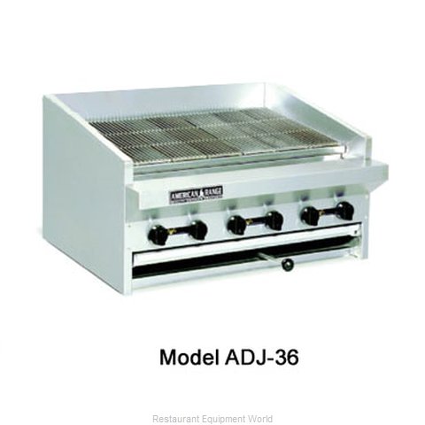 American Range ADJ-24 Charbroiler Gas Counter Model