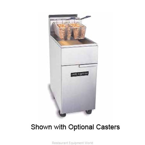 American Range AF35/50 Fryer Floor Model Gas Full Pot