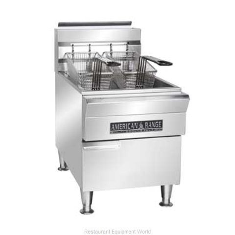 American Range AFCT-15 Fryer Counter Unit Gas Full Pot