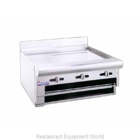 American Range ARGB-60 Griddle Overfire Broiler Gas Counter