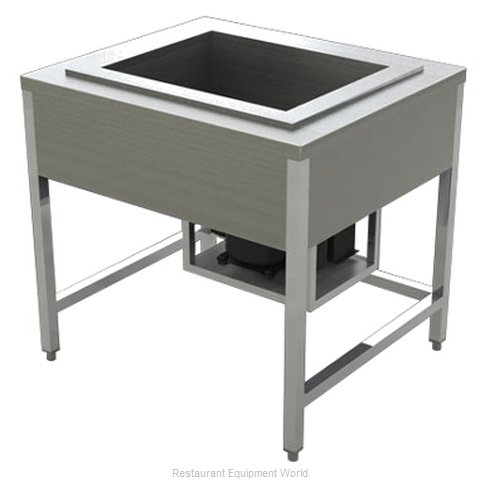 Alluserv AECF2 Serving Counter Cold Pan Salad Buffet