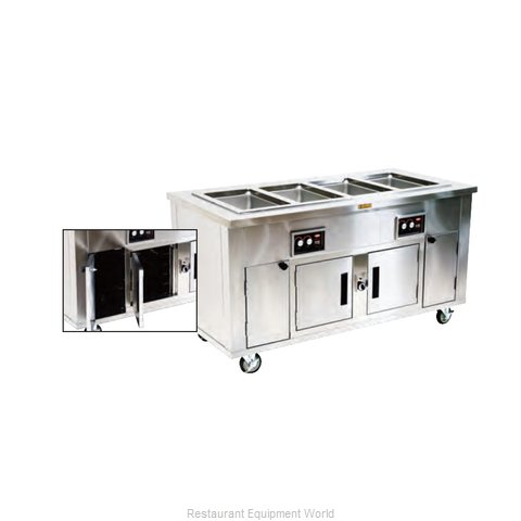 Alluserv AHF2HIB Serving Counter, Hot Food, Electric