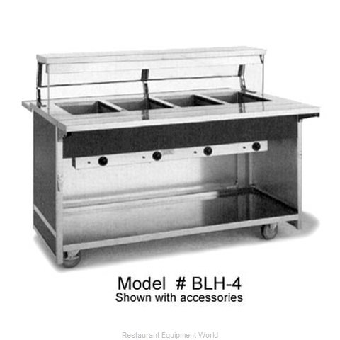 Atlas Metal BLH-5 Serving Counter, Hot Food Steam Table, Electric