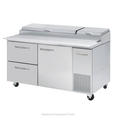 Blue Air Commercial Refrigeration BAPP67-D2L-HC Refrigerated Counter, Pizza Prep