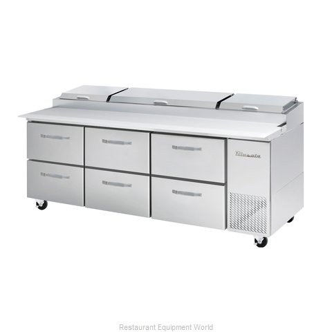 Blue Air Commercial Refrigeration BAPP93-D6-HC Refrigerated Counter, Pizza Prep