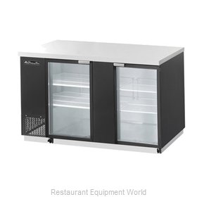 Blue Air Commercial Refrigeration BBB69-3SG-HC Back Bar Cabinet, Refrigerated