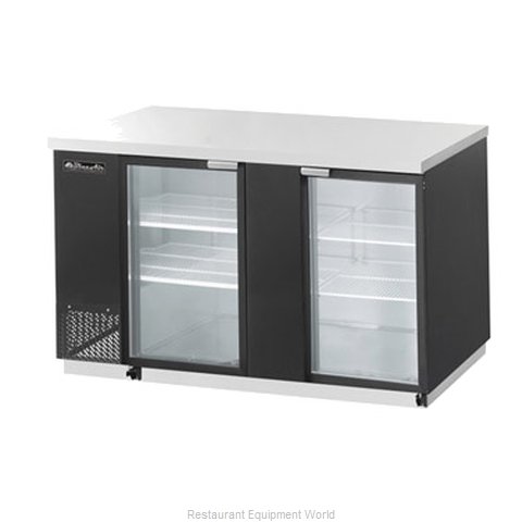 Blue Air Commercial Refrigeration BBB69-3SG Back Bar Cabinet, Refrigerated