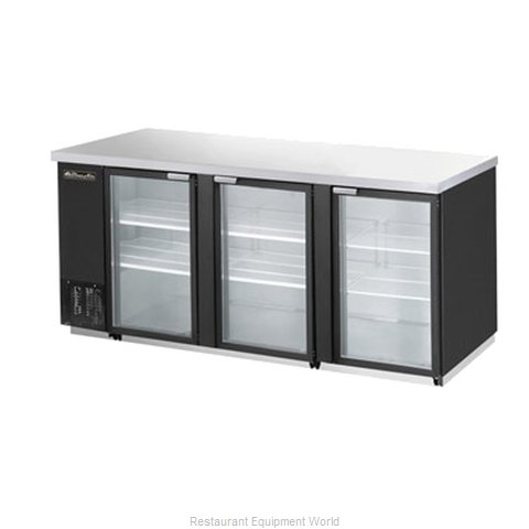 Blue Air Commercial Refrigeration BBB90-4BG Back Bar Cabinet, Refrigerated