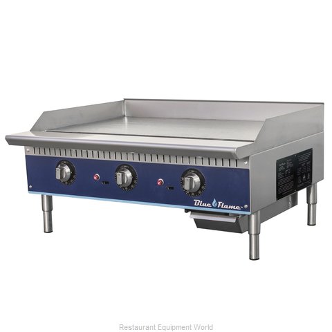 Blue Air Commercial Refrigeration BFTG-36 Griddle, Gas, Countertop