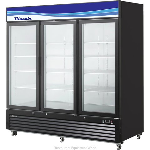 Blue Air Commercial Refrigeration BKGF72B-HC Freezer, Merchandiser
