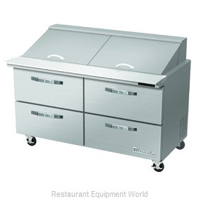 Blue Air Commercial Refrigeration BLMT60-D4-HC Refrigerated Counter, Mega Top Sa