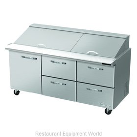 Blue Air Commercial Refrigeration BLMT72-D4RM-HC Refrigerated Counter, Mega Top