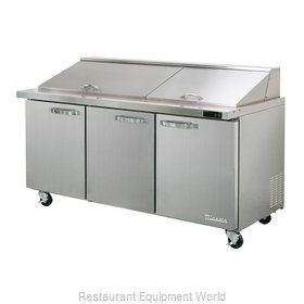 Blue Air Commercial Refrigeration BLMT72-HC Refrigerated Counter, Mega Top Sandw