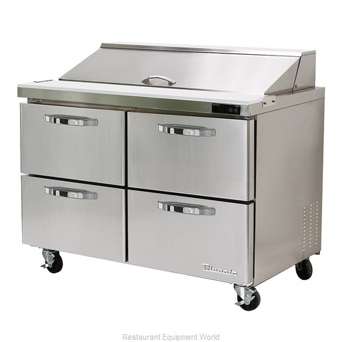 Blue Air Commercial Refrigeration BLPT48-D4-HC Refrigerated Counter, Sandwich /