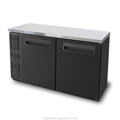 Blue Air Commercial Refrigeration BNB-60BT-HC Back Bar Cabinet, Refrigerated