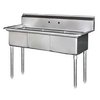 Fregadero, (3) Tres Tarjas/Compartimientos
 <br><span class=fgrey12>(Blue Air Commercial Refrigeration BS3-24-14/N Sink, (3) Three Compartment)</span>