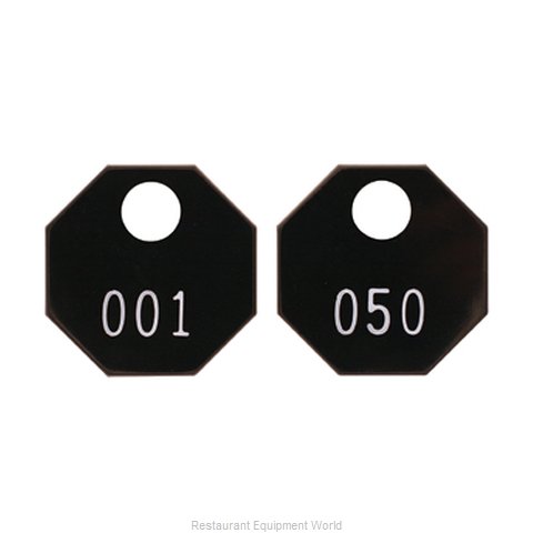 Bar Maid CR-1400BLK-1 Coat Check Tag