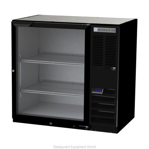 Beverage Air BB36HC-1-FG-B-27 Back Bar Cabinet, Refrigerated