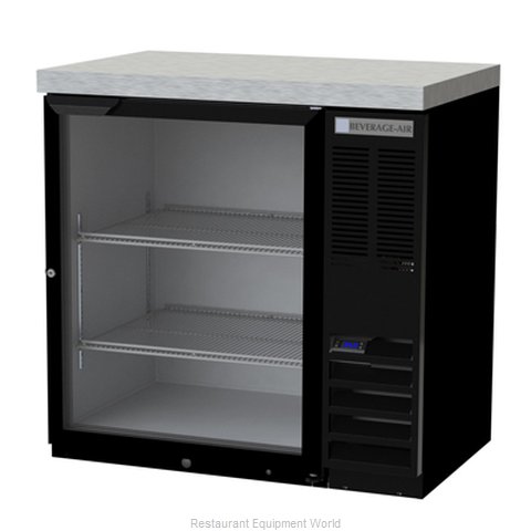 Beverage Air BB36HC-1-G-B-27 Back Bar Cabinet, Refrigerated