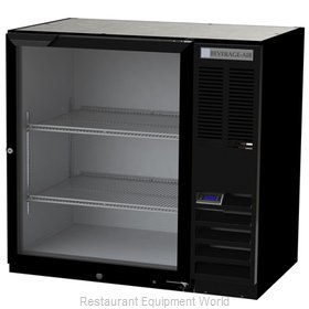 Beverage Air BB36HC-1-G-B Back Bar Cabinet, Refrigerated