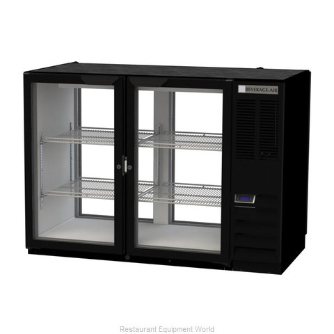 Beverage Air BB48HC-1-FG-PT-B Back Bar Cabinet, Refrigerated
