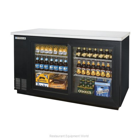 Beverage Air BB58GSF-1-B Back Bar Cabinet, Refrigerated