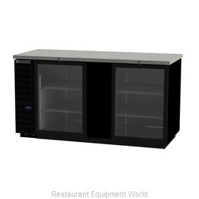 Beverage Air BB68HC-1-G-B Back Bar Cabinet, Refrigerated