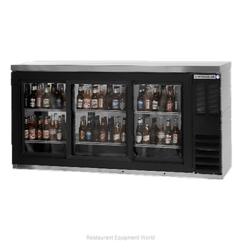 Beverage Air BB72GSY-1-B-27 Back Bar Cabinet, Refrigerated