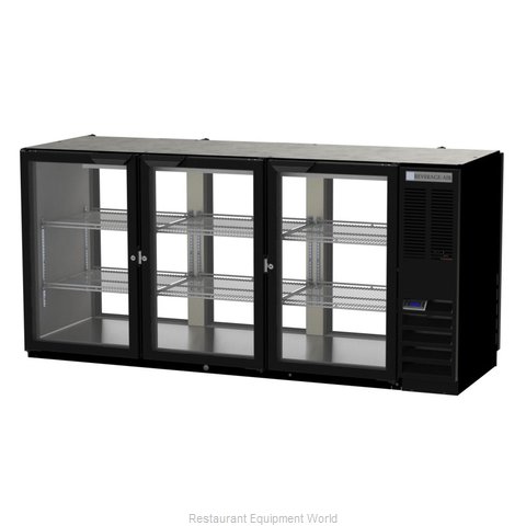 Beverage Air BB72HC-1-F-G-PT-B Back Bar Cabinet, Refrigerated