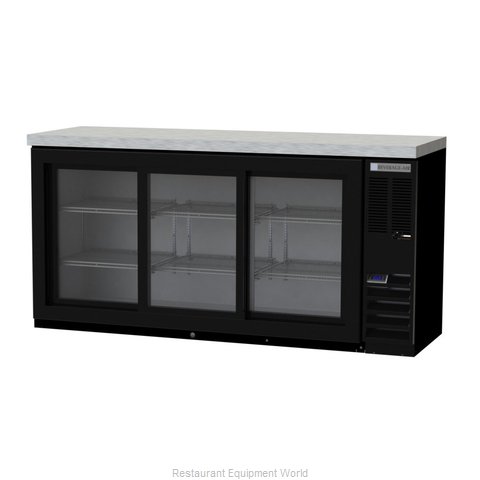 Beverage Air BB72HC-1-F-GS-B-27 Back Bar Cabinet, Refrigerated