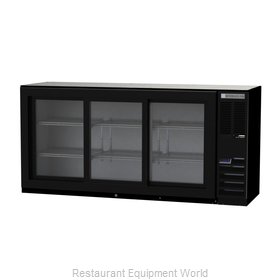 Beverage Air BB72HC-1-F-GS-B Back Bar Cabinet, Refrigerated