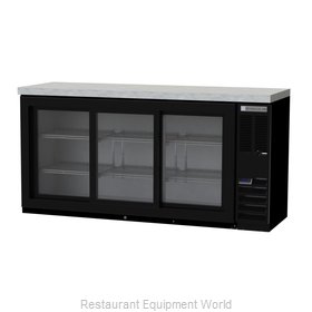 Beverage Air BB72HC-1-F-GS-S-27 Back Bar Cabinet, Refrigerated