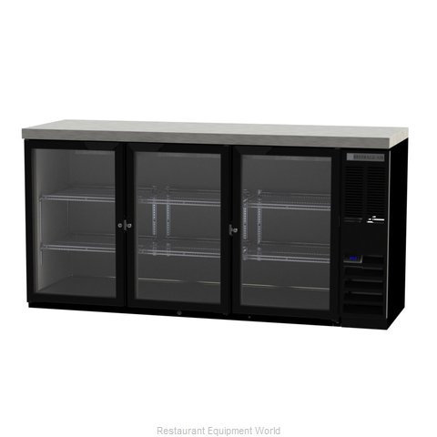 Beverage Air BB72HC-1-FG-B-27 Back Bar Cabinet, Refrigerated (Magnified)