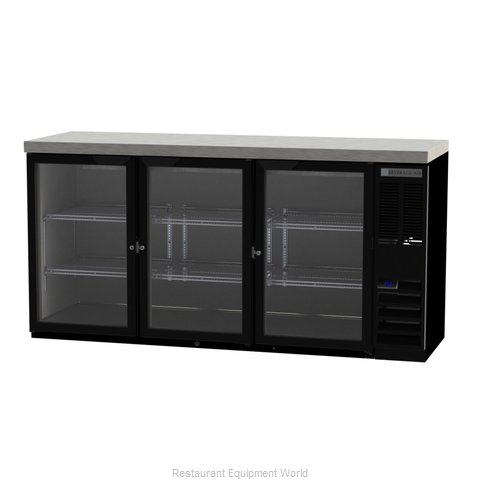 Beverage Air BB72HC-1-FG-B-27 Back Bar Cabinet, Refrigerated