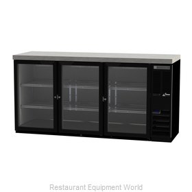 Beverage Air BB72HC-1-G-B-27 Back Bar Cabinet, Refrigerated