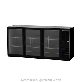 Beverage Air BB72HC-1-G-B Back Bar Cabinet, Refrigerated