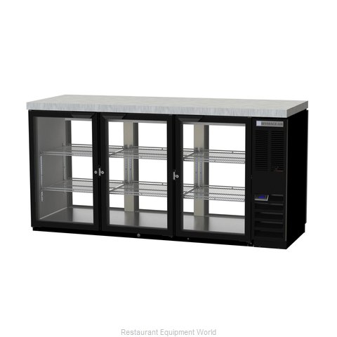 Beverage Air BB72HC-1-G-PT-B-27 Back Bar Cabinet, Refrigerated