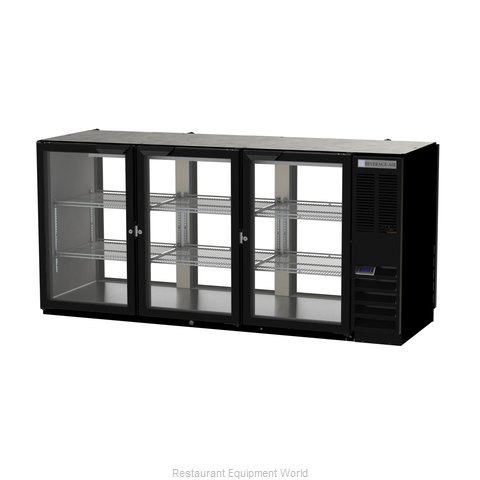 Beverage Air BB72HC-1-G-PT-B Back Bar Cabinet, Refrigerated