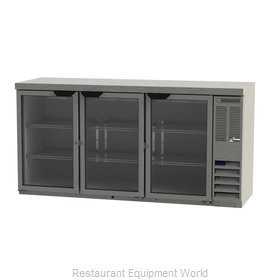 Beverage Air BB72HC-1-G-S-27 Back Bar Cabinet, Refrigerated