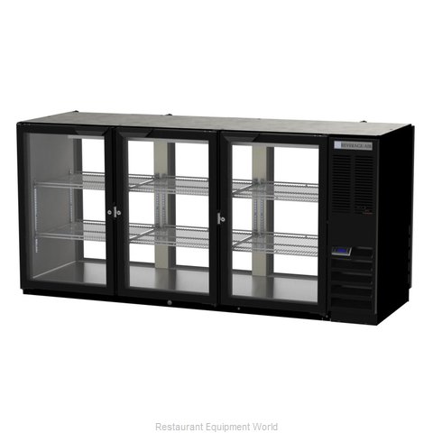 Beverage Air BB72HC-1-GS-F-PT-B Back Bar Cabinet, Refrigerated