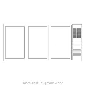 Beverage Air BB72Y-1-B-27-PT Back Bar Cabinet, Refrigerated