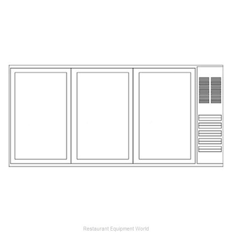 Beverage Air BB72Y-1-B-PT Back Bar Cabinet, Refrigerated