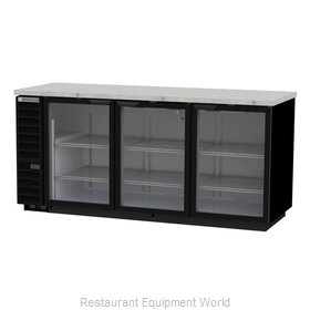 Beverage Air BB78HC-1-FG-B Back Bar Cabinet, Refrigerated