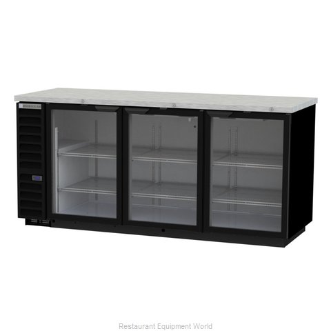 Beverage Air BB78HC-1-G-B Back Bar Cabinet, Refrigerated