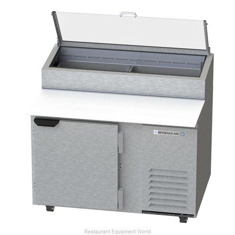 Beverage Air DP46-CL Refrigerated Counter, Pizza Prep Table